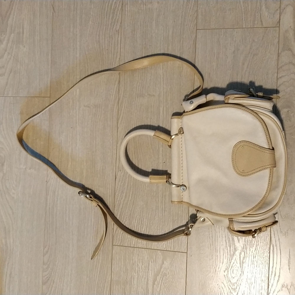 Anthropologie Schuler and Sons Leather small top handle crossbody bag